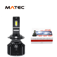 Sistemas de iluminación automática Accesorios para automóviles L9 LED 6000K 55W Lámpara de cabeza de luz de automóvil con faro LED H4 de versión completa