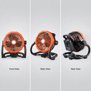 <b>Large</b> Capacity Portable 24000mAh Rechargeable Outdoor Camping Fan Table Fan With LED Light and Power Bank for <b>Tents</b> - Product Image 5