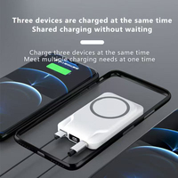 Cargadores Inalámbricos Magnéticos de Alta Calidad de 10000 mAh con Soporte, Cargador Inalámbrico Delgado de 5000 mAh para Teléfono