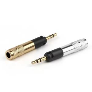 Conector de Auriculares con Adaptador de Metal Chapado en Oro de 2.5mm para HD558 HD518 <span class=keywords><strong>HD598</strong></span> - Product Image 4
