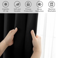 Rideau occultant en polyester à thème drapeau pan-africain, rideau thermique anti-soleil pour la décoration intérieure de la maison et des chambres d'enfants