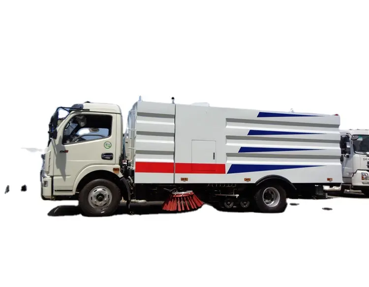 Highway airport road surface cleaning Dongfeng 7CBM 8CBM 9CBM vacuum road sweeper truck for sale