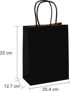 Custom Printed Eco-Friendly Luxury Food Packaging Paper Bag with <b>Ribbon</b> Handle for Boutique Retail and Brand Promotions - Product Image 3