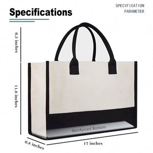 Sac fourre-tout en coton réutilisable et durable pour femme, imprimé sérigraphié, design créatif personnalisé, respectueux de l'environnement, idéal pour les cadeaux de mariage transfrontaliers - Product Image 3