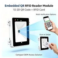 Scanner de codes à barres pour l'extérieur, lecteur de cartes RFID RS485, lecteur de codes à barres 2D, Scanner automatique étanche, contrôle d'accès QR