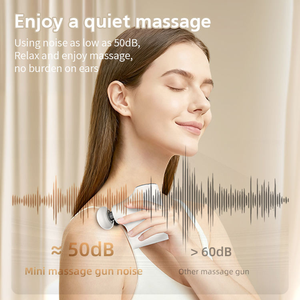 Pistolas de Masaje de Tejido Profundo con Logotipo Personalizado, Alivian el Dolor, Herramienta de Masaje Corporal, Mini Pistola de Masaje Inalámbrica, Venta al por Mayor OEM - Product Image 6