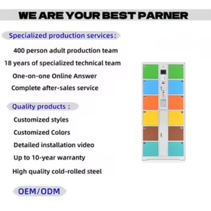 <span class=keywords><strong>Casier</strong></span> électronique extérieur, serrure électronique, <span class=keywords><strong>casier</strong></span> à bagages intelligent automatisé pour centre commercial - Product Image 2