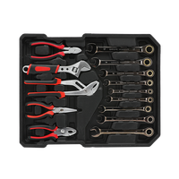 Ensemble de 187 pièces de clés à douille manuelles pour chariot, ensemble complet d'outils de réparation automobile et de boîte à outils