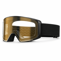 Lunettes de ski photochromiques personnalisées pour adultes en PC, anti-buée, UV400, 3 coloris, vente en gros OEM, équipement d'hiver