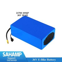 OEM ODM 36V 4400mAh 5200mAh 10S2P 18650 Paket Baterai Lithium Isi Ulang untuk Skuter Listrik dengan BMS