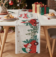 Chemin de table de Noël moderne, personnalisable et réutilisable en polyester/coton, imprimé numérique à carreaux Buffalo, écologique pour les fêtes