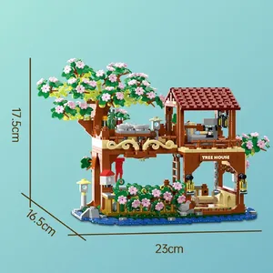 Mork 20206 2025 New 3-in-1City MOC Treehouse Model Creator Room Home Bricks Kids Children Toys Gift 959pcs Building Blocks Sets - Product Image 5