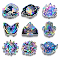 Pegatinas de Vinilo Mate Troqueladas, Logotipo Personalizado, Resistentes a los Rayos UV, Impermeables, Autoadhesivas, para Mercancía al por Mayor