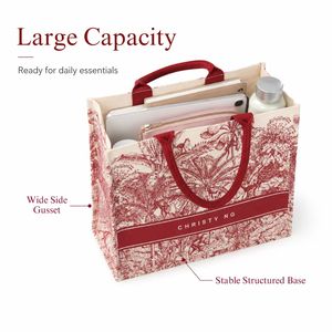 Large Capacity Portable Waterproof Durable <b>Beach</b> Travel Handbag <b>Lightweight</b> Striped Shopping Tote <b>Bag</b> for Commuting - Product Image 2