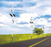 Système d'énergie solaire hybride photovoltaïque, générateur éolien, lampadaire éolien de type S, énergie éolienne gratuite 60W-30KW