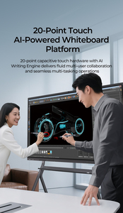 หน้าจออัจฉริยะแบบอินเทอร์แอคทีฟขนาด 75 นิ้ว ระบบแอนดรอยด์ 14 ไวท์บอร์ดดิจิทัล 4+32G เครื่องประชุมออลอินวันพร้อมกล้อง - Product Image 2