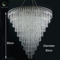Rideau de perles de cristal acrylique pour mariage Plafond suspendu Hôtel Salle de banquet Décoration de scène Décorations de plafond de mariage