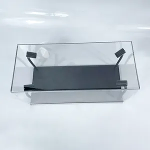 新到货中国制造商定制透明亚克力4灯发光二极管展示柜仅供展示