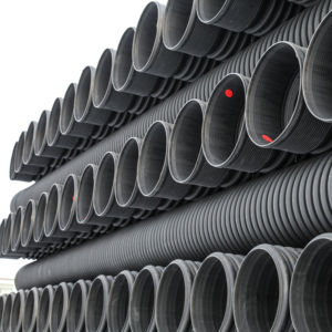 Hdpe קיר גלי צינורות השקיה דו-200 300 400 800 מ "מ לחץ גבוה splicing חומר פו תקן ISO עמיד עמיד - Product Image 2