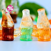 Bonbons gélifiés moelleux en forme d'œuf, saveur fruitée, multicolores, en forme de bouteille de cola, fourrés à la confiture, vente en gros