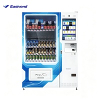 Distributeur automatique de boissons et de collations intelligent avec écran tactile de 21,5 pouces et système de paiement sans argent liquide