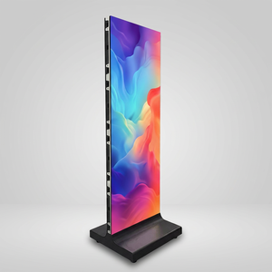 Indoor Foldable LED Display 500 <b>Cd</b> Brightness 178 Degree Viewing Angle Floor <b>Stand</b> Waterproof Dustproof Advertising Screen - Product Image 1