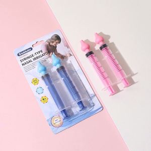 Seringue d'irrigation nasale professionnelle pour bébé, en PP et TPE, légère, portable, nettoyeur de nez pour nourrissons, utilisation plus sûre, personnalisable, pour la maison - Product Image 4