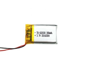 300mAh 602030 <span class=keywords><strong>3</strong></span>,7 V hard case drone enrich power lithium polymer battery cells - Product Image 1
