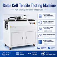 Máquina de Ensayo de Tensión para Celdas Solares de 16 Estaciones 20N con Precisión de Clase 0.5 para Pruebas de Tracción de Celdas Fotovoltaicas 5BB-16BB