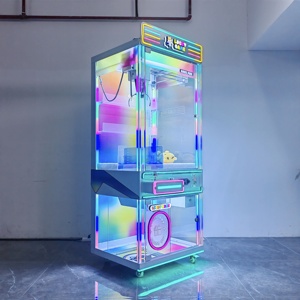 Tùy chỉnh đồ chơi sang trọng móng vuốt Máy cẩu đồng tiền hoạt động vui chơi giải trí công viên trò chơi máy với tủ trong suốt - Product Image 5