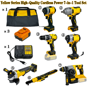 Oferta Especial: Kit <span class=keywords><strong>de</strong></span> Herramientas Eléctricas DeWalt 11 en 1 Personalizable OEM con Amoladora, Llave, Taladro Percutor y Baterías - Product Image 2