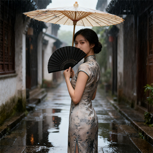 Éventail pliant en bambou de style chinois, imprimé sur mesure, portable, vente en gros d'usine, pour mariage, fête, festival, usage décoratif - Product Image 6