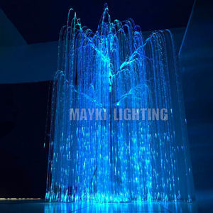 Éclairage extérieur en fibre optique d'usine, arbre de saule <span class=keywords><strong>Avatar</strong></span>, éclairage d'arbre en fibre optique LED pour aménagement paysager - Product Image 2