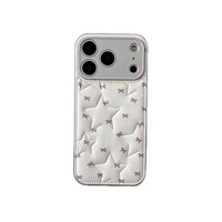 Étui en similicuir antichoc pour iPhone 17 Pro Max, motif animalier étoilé plein écran, avec chaîne en strass, compatible iPhone 15/16 Pro, pour femme
