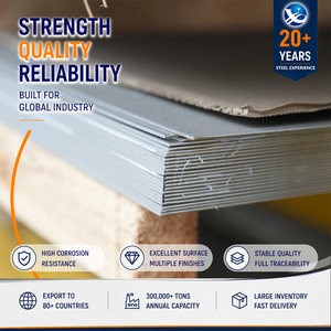 High Quality 301 304 HL Finish 0.3mm x 1000mm Cold Rolled GB T3280 Stainless Steel Plate of Engineering Projects - Product Image 1
