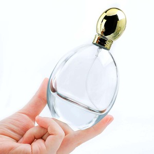 אלגנטי 50 מ "ל ריק עגול/זכוכית עם בקבוק ספריי זהב עם מכסה זהב - Product Image 5