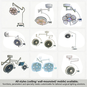 Lámpara Quirúrgica LED de Techo de Alta Iluminación, Lámpara Quirúrgica sin Sombra de un Solo Cabezal para Hospital, Consultorio Dental, Procedimientos de Otorrinolaringología - Product Image 6