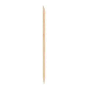 Bâton en bois jetable orange à double tête 7.5cm 17.8cm Poussoir de peau morte Dissolvant de cuticules d'ongles Bâtonnets de manucure Poussoir de cuticules - Product Image 2