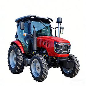 Tracteur agricole à roues 4x4 de 70 CV avec moteur CE et transmission par engrenages pour le travail des champs - Product Image 4
