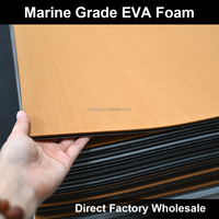 Tapis de sol marin en mousse EVA antidérapant en faux teck avec adhésif 3M personnalisé KT GuoMei, 110x240cm, épaisseur 6-9mm