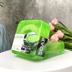 Nhãn Hiệu Riêng Loofah Xà Phòng Thanh Cho Cơ Thể Và Khuôn Mặt Handmade Tinh Dầu Xà Phòng Thanh Xà Phòng Với Loofah - Product Image 3