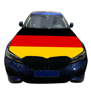 2026ผ้าคลุมหน้ารถยนต์แห่งชาติของเยอรมนีที่คลุมธงผ้าคลุมเครื่องยนต์รถพร้อมเอฟเฟกต์การพิมพ์แบบถ่ายเทความร้อนผ้ายืดหยุ่นตามขนาดได้ - Product Image 5