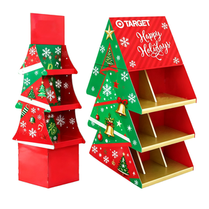 Tùy Chỉnh Siêu Thị Lễ Hội Giáng Sinh Khuyến Mại Cây Hiển Thị Giá Các Tông Pop Hiển Thị Đứng Sô Cô La Kẹo Hiển Thị Đứng - Product Image 1