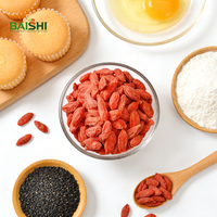 Bayas de Goji Secas Grandes y Dulces, Orgánicas Certificadas por USDA, Origen Ningxia, para Pan, Muffins, Barras de Granola y Repostería Saludable