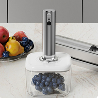 Scelleuse sous vide portable sans fil rechargeable compacte pour la conservation des aliments, idéale pour les chefs et la maison