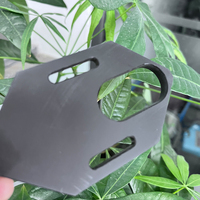 Pièce coulissante en nylon MC noir résistant à l'huile, fabriquée sur mesure pour les systèmes de transmission industriels