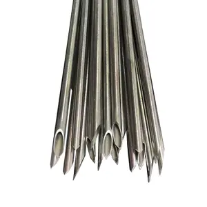 OEM Kustom Jarum Bevel Stainless Steel Canula untuk Jarum Tulang Belakang Tabung Kanula