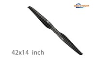 Hélices de drone RAYI 42x14 pouces à 2 pales fixes en fibre de carbone, hélices multirotor pour UAV, hélices pour aéronefs pilotés EVTOL