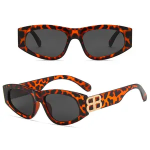 2022 небольшие прямоугольные дизайнерские солнцезащитные очки для женщин и девушек, jual mata atas, женские роскошные модные солнцезащитные очки