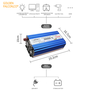 Onduleurs à onde sinusoïdale pure solaires intelligents 12v <span class=keywords><strong>24v</strong></span> <span class=keywords><strong>1500W</strong></span> 1000w 2500w AC <span class=keywords><strong>230V</strong></span> Sortie Fréquence 50HZ Affichage LED <span class=keywords><strong>Convertisseur</strong></span> et onduleur - Product Image 6